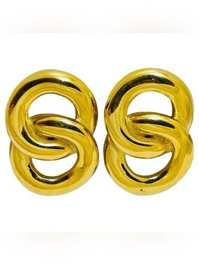 #83 Givenchy Paris New York Haute Couture Designer Runway Statement Earrings,